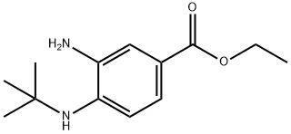 Ethyl 3-amino-4-(tert-butylamino)benzoate,637041-67-9,结构式