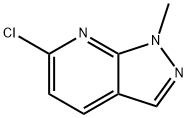 6-クロロ-1-メチル-1H-ピラゾロ[3,4-B]ピリジン 化学構造式