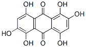 1,2,4,5,6,8-ヘキサヒドロキシ-9,10-アントラセンジオン 化学構造式