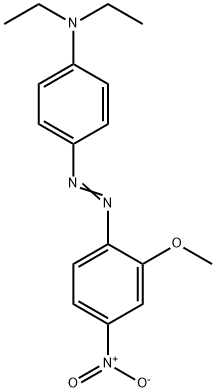 4'-二乙氨基-2-甲氧基-4-硝基偶氮苯,6373-95-1,结构式
