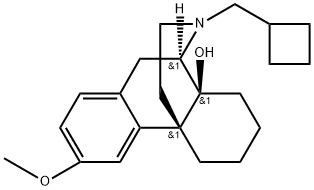 (-)-3-Methoxy Butorphanol Struktur