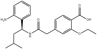 2-去哌啶基-2-氨基瑞格列奈, 637301-29-2, 结构式