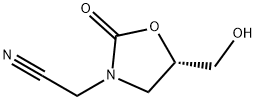 3-Oxazolidineacetonitrile,5-(hydroxymethyl)-2-oxo-,(5S)-(9CI),637343-77-2,结构式