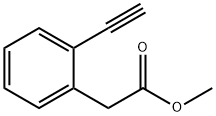 2-乙炔基苯乙酸甲酯,637348-19-7,结构式