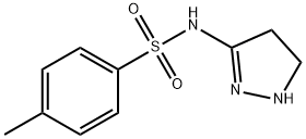 Benzenesulfonamide, N-(4,5-dihydro-1H-pyrazol-3-yl)-4-methyl- (9CI) 化学構造式