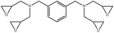 N,N,N',N'-テトラグリシジル-1,3-ベンゼンジ(メタンアミン) 化学構造式