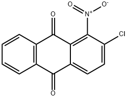 1-Nitro-2-chloroanthraquinone Struktur