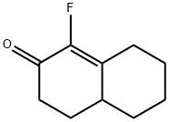 2(3H)-Naphthalenone,  1-fluoro-4,4a,5,6,7,8-hexahydro- 化学構造式