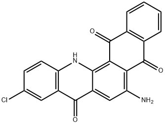 6-amino-10-chloronaphtho[2,3-c]acridine-5,8,14(13H)-trione Structure