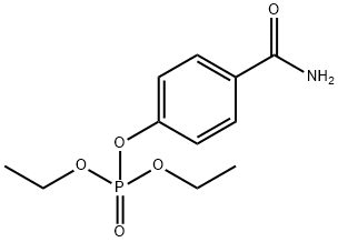 O,O-diethyl O-(4-carbamoylphenyl)phosphate,6376-03-0,结构式
