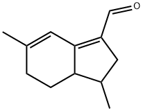 2,6,7,7a-Tetrahydro-1,5-dimethyl-1H-indene-3-carbaldehyde Structure