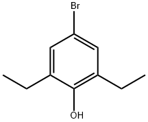 4-Bromo-2,6-diethylphenol 化学構造式