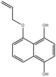 1,4-Naphthalenediol, 5-(2-propenyloxy)- (9CI),637738-92-2,结构式