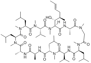 环孢菌素 B,63775-95-1,结构式