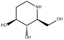 3,4-Piperidinediol,2-(hydroxymethyl)-,(2S,3S,4S)-(9CI),637771-88-1,结构式