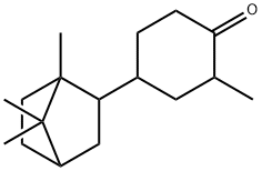 4-isobornyl-2-methylcyclohexan-1-one 结构式