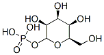 [(3S,4S,5R,6R)-3,4,5-trihydroxy-6-(hydroxymethyl)oxan-2-yl]oxyphosphon ic acid 化学構造式