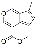 7-Methylcyclopenta[c]pyran-4-carboxylic acid methyl ester 结构式