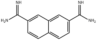 2,7-ナフタレンジカルボアミジン 化学構造式