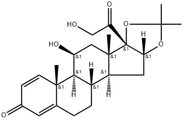 地索奈德,638-94-8,结构式