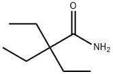 2,2-diethylbutanamide 化学構造式