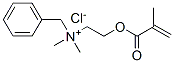 benzyl-dimethyl-[2-(2-methylprop-2-enoyloxy)ethyl]azanium chloride 化学構造式