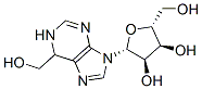 1,6-dihydro-6-(hydroxymethyl)purine riboside 化学構造式
