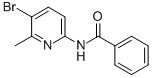 N-(5-BROMO-6-METHYL-2-PYRIDINYL)-BENZAMIDE Struktur