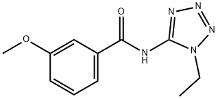 Benzamide, N-(1-ethyl-1H-tetrazol-5-yl)-3-methoxy- (9CI),638146-79-9,结构式