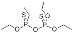 [(ジエトキシホスフィニル)チオ]エチルホスフィノチオ酸O-エチル 化学構造式