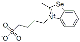 2-methyl-3-(4-sulphonatobutyl)benzoselenazolium 化学構造式