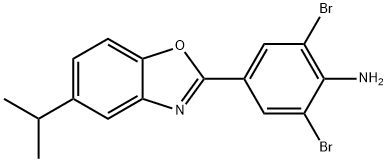 2,6-DIBROMO-4-(5-ISOPROPYL-1,3-BENZOXAZOL-2-YL)ANILINE|