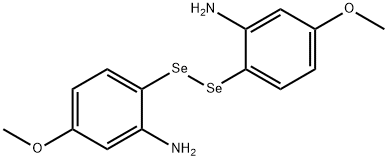 2,2'-ジセレノビス(5-メトキシベンゼンアミン) 化学構造式