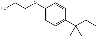 2-[4-(1,1-ジメチルプロピル)フェノキシ]エタノール 化学構造式