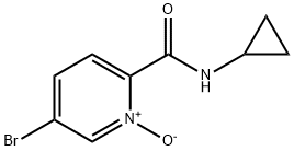 2-Pyridinecarboxamide,5-bromo-N-cyclopropyl-,1-oxide(9CI),638219-79-1,结构式