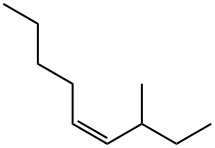 (Z)-3-メチル-4-ノネン 化学構造式