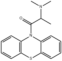 1-(10H-Phenothiazin-10-yl)-3-(dimethylamino)-1-propanone Struktur