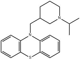 10-[(1-イソプロピル-3-ピペリジニル)メチル]-10H-フェノチアジン 化学構造式