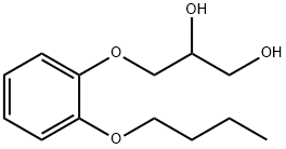 3-(o-Butoxyphenoxy)-1,2-propanediol Structure
