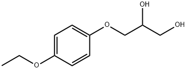 3-(p-Ethoxyphenoxy)-1,2-propanediol Structure