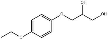 3-(p-Ethoxyphenoxy)-1,2-propanediol 结构式