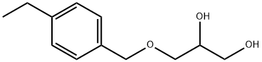 3-(p-Ethylbenzyloxy)-1,2-propanediol Structure