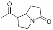 7-acetylhexahydro-3H-Pyrrolizin-3-one Structure