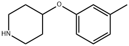 4-(3-METHYLPHENOXY)PIPERIDINE Struktur