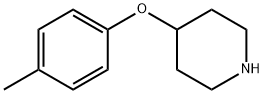 4-(4-METHYLPHENOXY)PIPERIDINE HYDROCHLORIDE Struktur