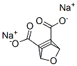 disodium (endo,endo)-7-oxabicyclo[2.2.1]hept-5-ene-2,3-dicarboxylate Struktur