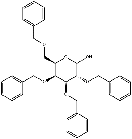 2,3,4,6-O-四苄基-D-半乳糖,6386-24-9,结构式