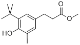 METHYL 3-(3-TERT-BUTYL-4-HYDROXY-5-METHYLPHENYL)PROPANOATE 结构式