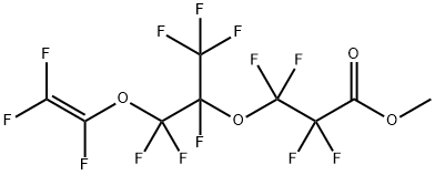 63863-43-4 3-[1-[ジフルオロ[(1,2,2-トリフルオロエテニル)オキシ]メチル]-1,2,2,2-テトラフルオロエトキシ]-2,2,3,3-テトラフルオロプロパン酸メチル