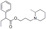 2-Phenylbutyric acid 3-(2-methylpiperidino)propyl ester Struktur